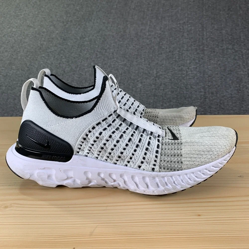 Nike Men React Phantom Flyknit 2 Shoe Size 12 Mesh Sneakers Slip On Athletic A2
